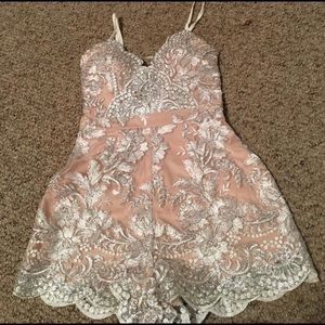 Sequined romper